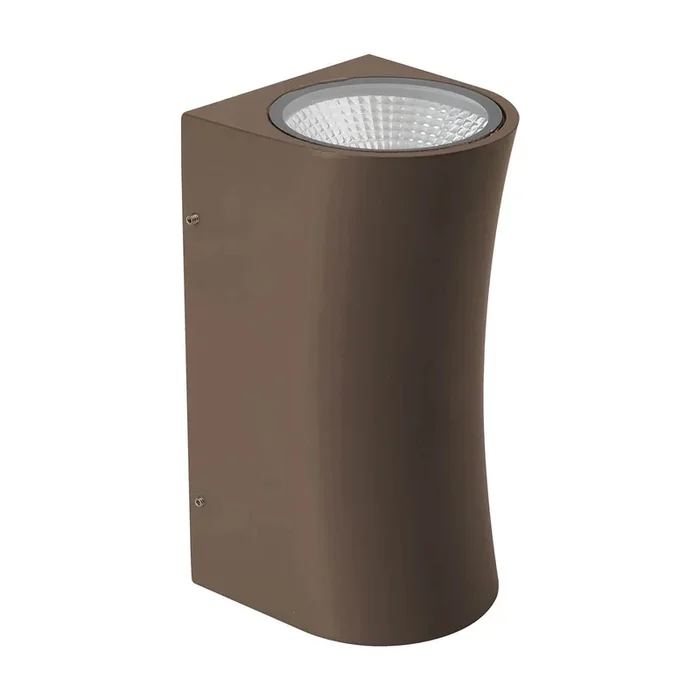 Lúzete – Aplique Exterior Led Massachussets 10w 4000k Marrón Óxido