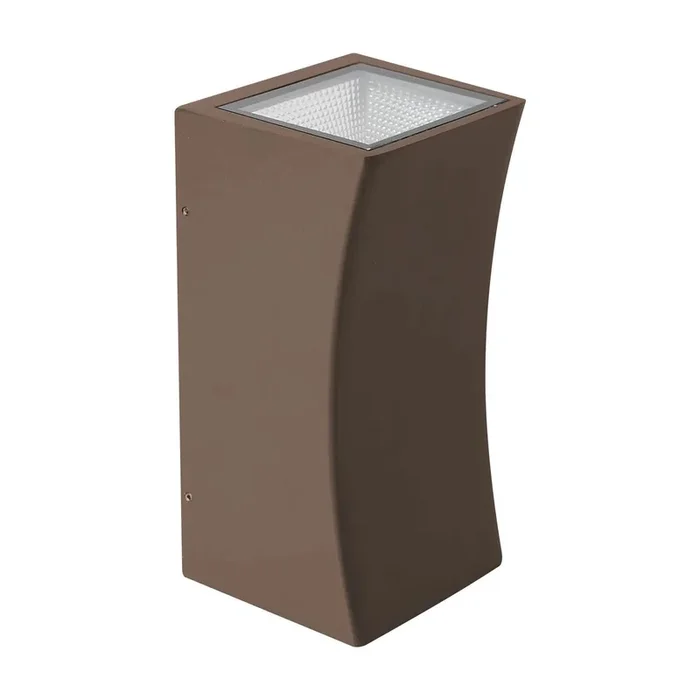 Lúzete – Aplique Exterior Led Norrland 10w 4000k Marrón Óxido