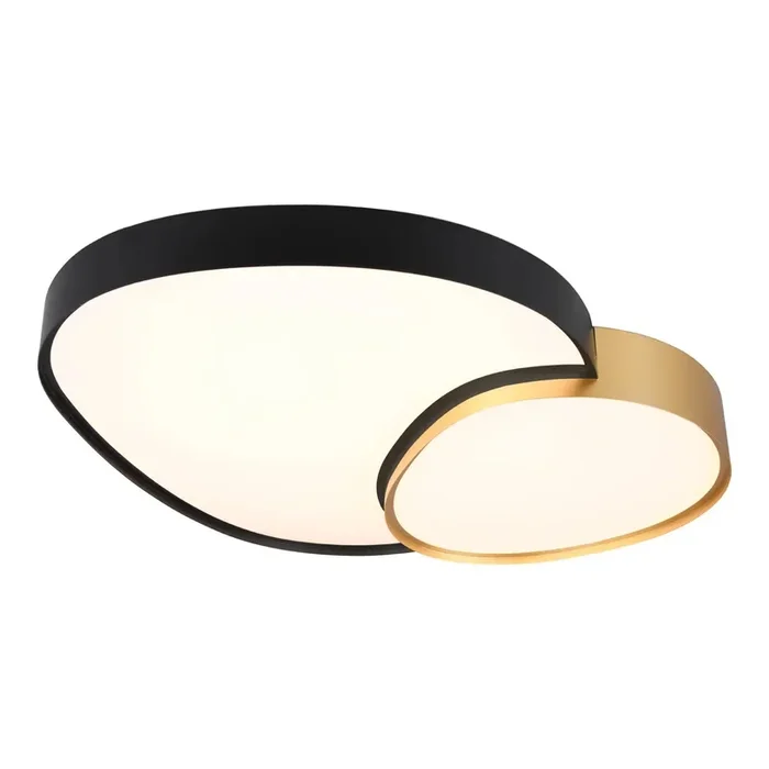 Lúzete – Plafón De Techo Led 45w 2700-6500k Negro-oro Ruby