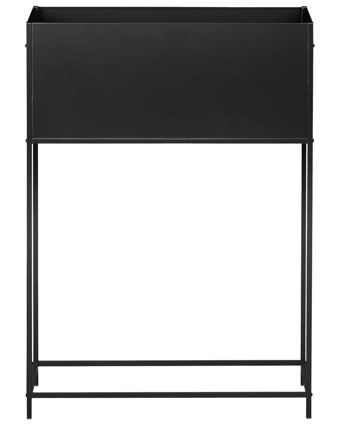 Maceta con patas TAPIEN Metal 70 cm Negro