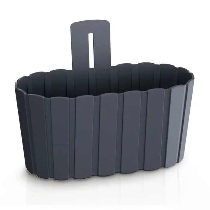 Maceta de pared BOARDEE WALL 3,3L., dimensiones (mm) 274x150x202, color Antracita