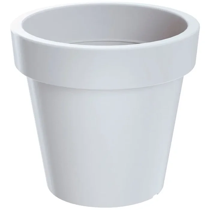 Maceta De Plastico Lofly En Color Blanco 49 (Largo) X 49 (Ancho) X 45,5 (Alto) Cm