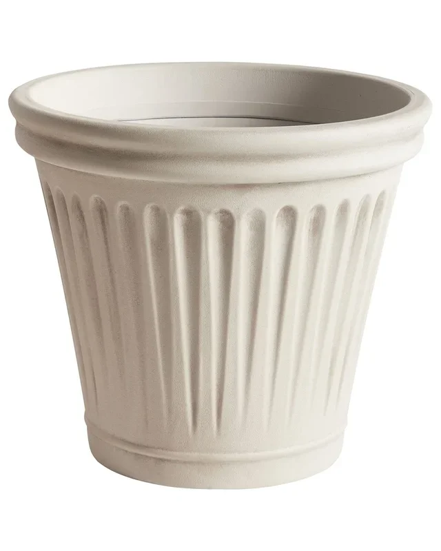 Maceta MAIZE 43 cm Beige claro