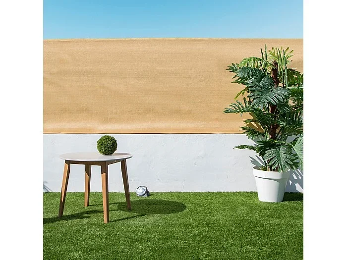 MALLA DE OCULTACIÓN RECYNET BASIC 70 GR ARENA NORTENE 2X50 M