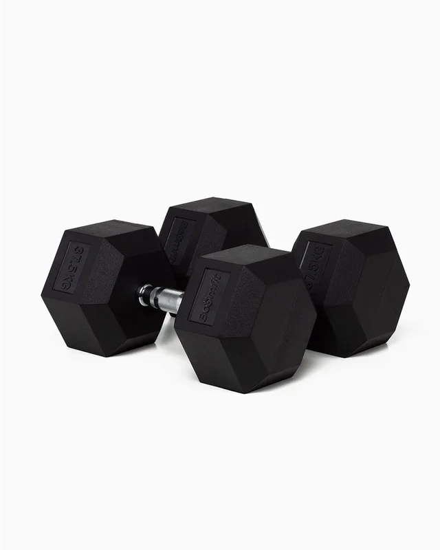 Mancuernas Hexagonales 37,5Kg (Pareja) – BOOMFIT