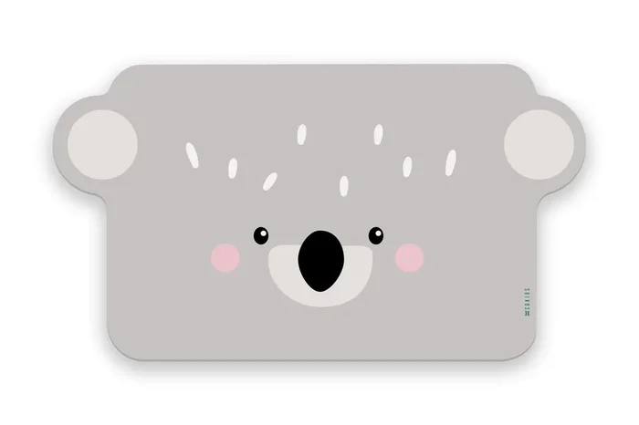 Mantel individual Infantil Koala Koala – Gris – 30×46 cm