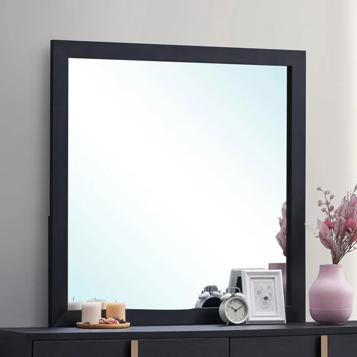 Marceline Black Dresser Mirror