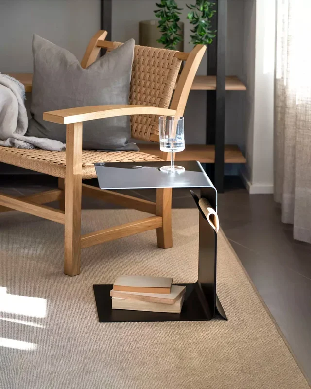 Mesa auxiliar Coma antracita – Lavila