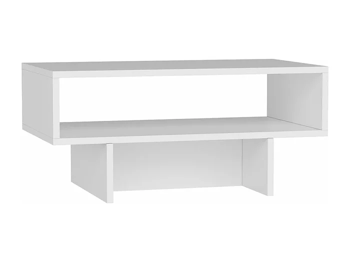 Mesa de centro con espacio de almacenamiento 37 x 80 x 45 cm blanco 03_0008469