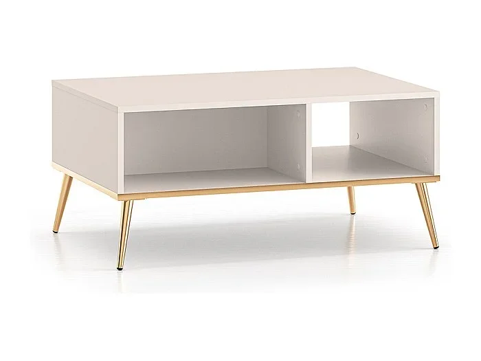 Mesa de centro Olivia Cachemira y Dorado