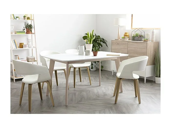 Mesa de comedor diseño L150 LEENA