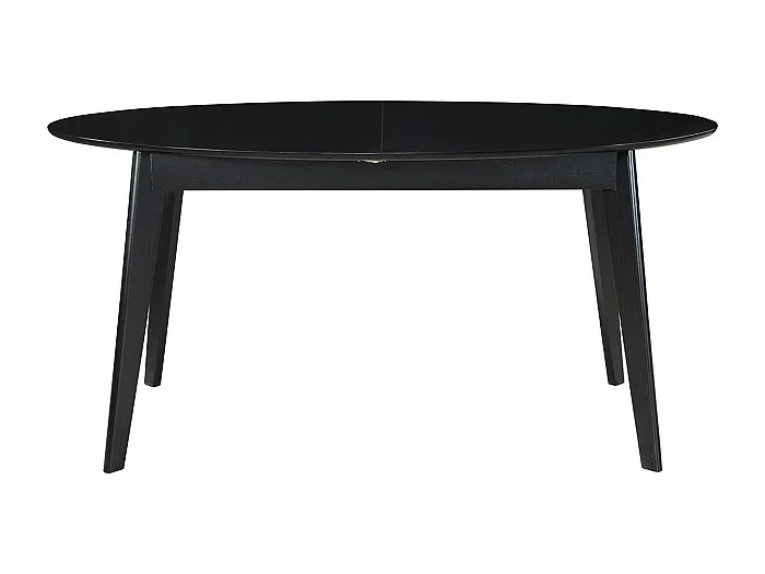 Mesa de comedor extensible negra L160-200 cm MARIK