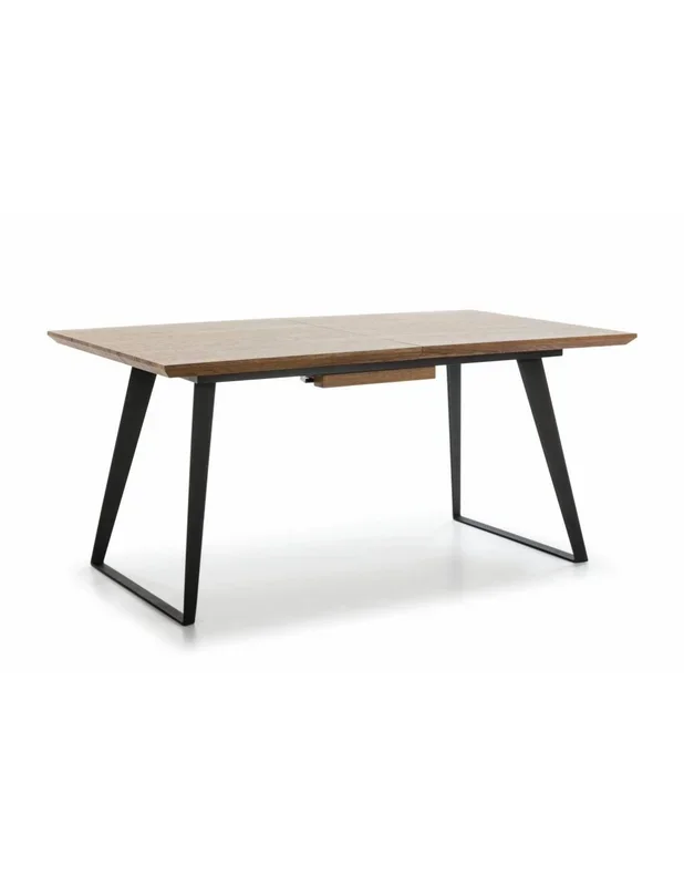 MESA DE COMEDOR INDUSTRIAL EXTENSIBLE, YOTARO 160(200)x90
