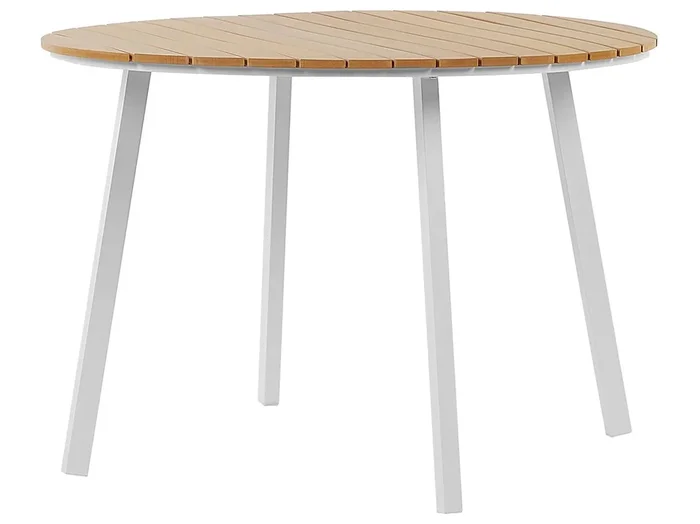 Mesa de jardín CAVOLI 105 cm 105 cm Marrón