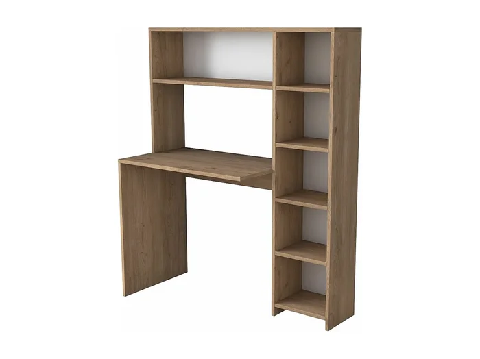 Mesa de oficina Kailua 243, 75x113x40cm, Roble