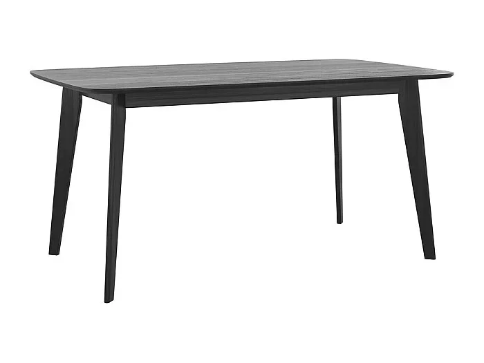 Mesa rectangular para 6 personas en madera negra 150 cm – Oman