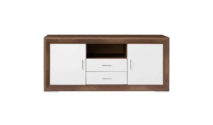 Mesa Tv – Venprodin – 140×59,6×41,5 Cm – Nogal/blanco