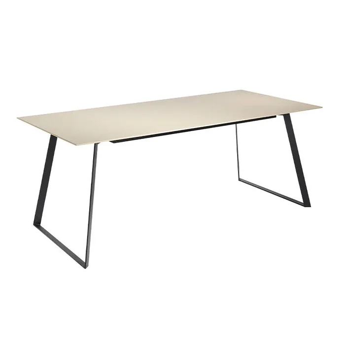 MOMMA HOME Mesa de comedor Troya color moka, Medidas: 200 x 90 x 75H cm