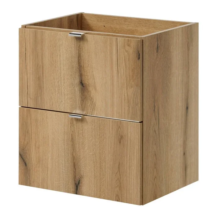 Mueble de baño con lavabo Newport 50x57x39 cm – Efecto roble [en.casa]