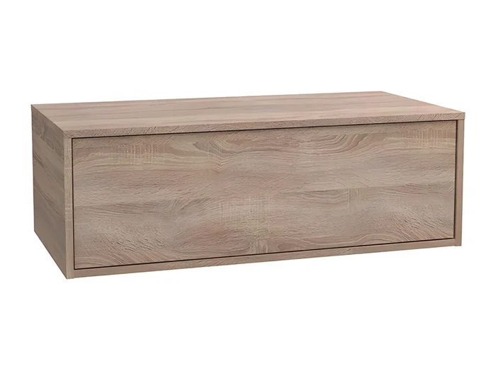 Mueble de baño flotante bajolavabo – Color natural claro – 94 cm – TEANA II