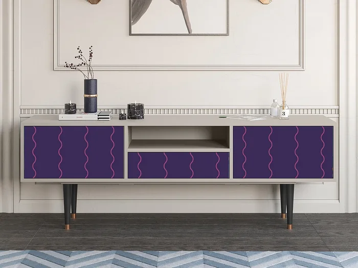 Mueble de TV – 170х59х41 cm – T6 – Grape Maccaroni, Arena