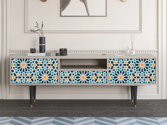 Mueble de TV – 170х59х41 cm – T6 – Kaleidoscope, Arena