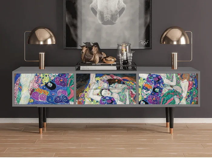 Mueble de TV – 170х59х48 cm – T4 – The Maiden by Klimt, Gris