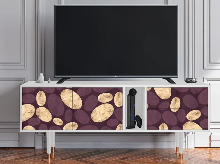 Mueble de TV – 170х69х48 cm – T1 – Fine Wine, Blanco