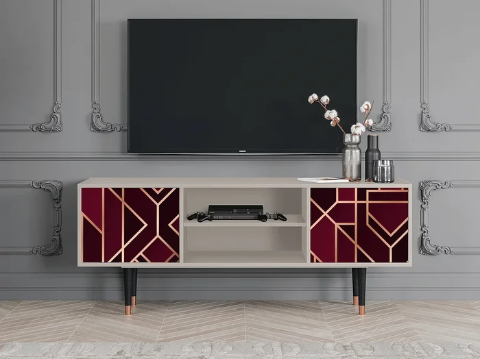 Mueble de TV – 170х69х48 cm – T2 – Burgundy Jewelery, Arena