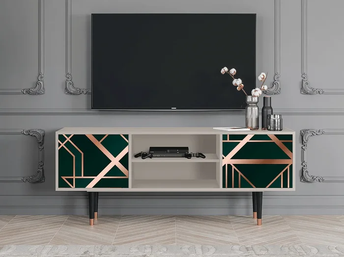 Mueble de TV – 170х69х48 cm – T2 – Emerald Gatsby, Arena