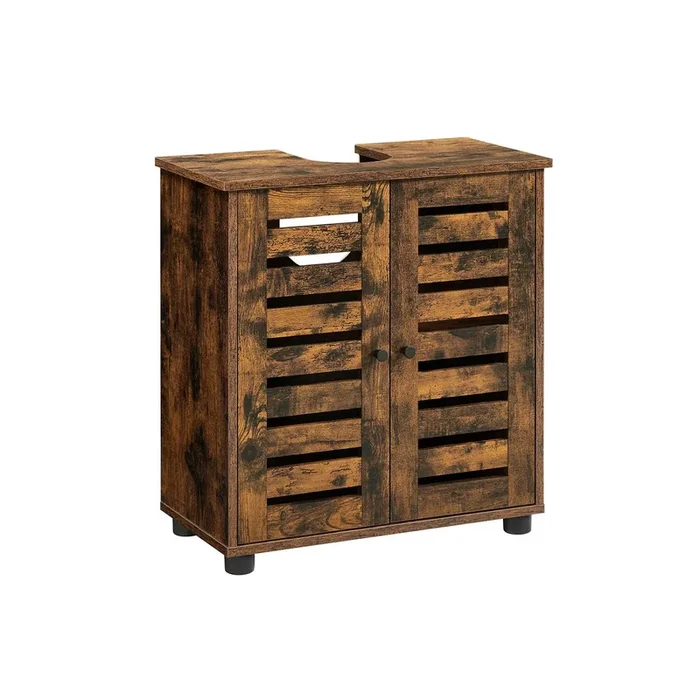 Mueble Lavabo 60 x 30 x 60 cm Marrón Rústico