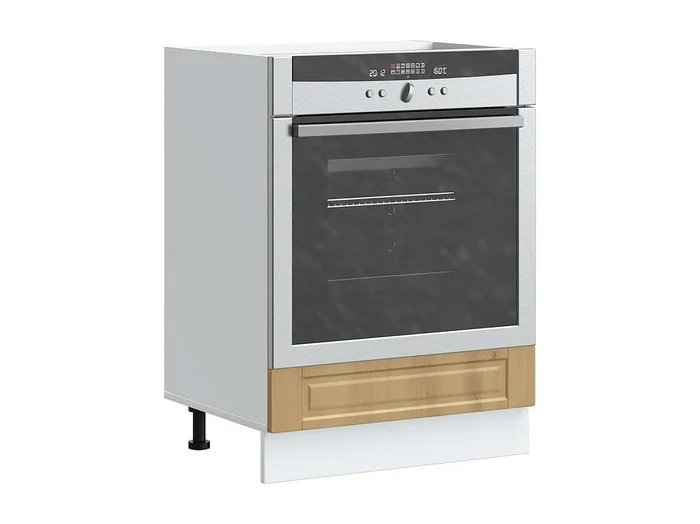 Mueble para horno Porto fabricado a mano en madera de roble