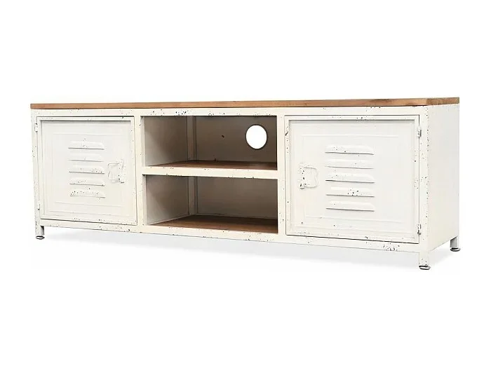 Mueble para TV Buffet para TV mueble para TV de diseño práctico 120 cm blanco 2502292