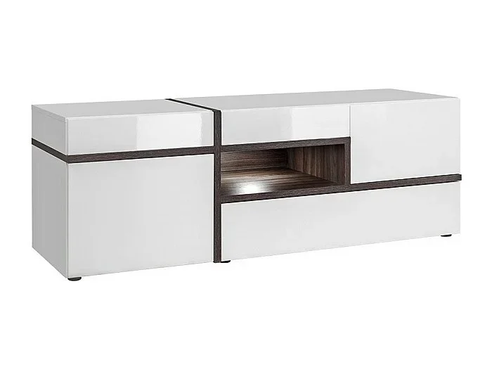 Mueble para TV de 150 cm CRISS con LED integradas, decoración moderna para sala de estar