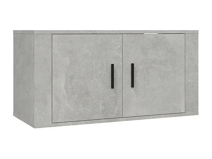 Mueble TV multimedia Estante TV Aparador TV Comedor Salón Dormitorio Pared 80 x 345 x 40 cm Gris 02_0027805