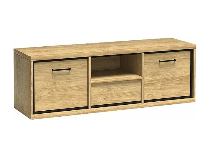 Mueble TV Stanton F113, Luminoso madera, Número de puertas 2.00, Número de cajones 1.00