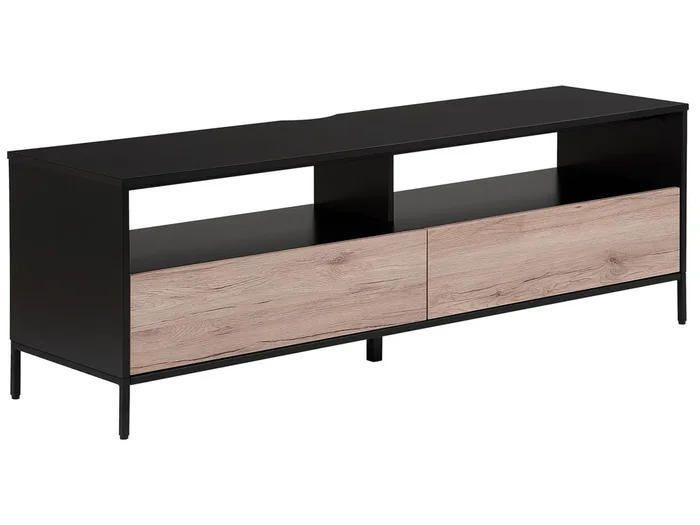 Mueble TV SYDNEY Marrón/Negro