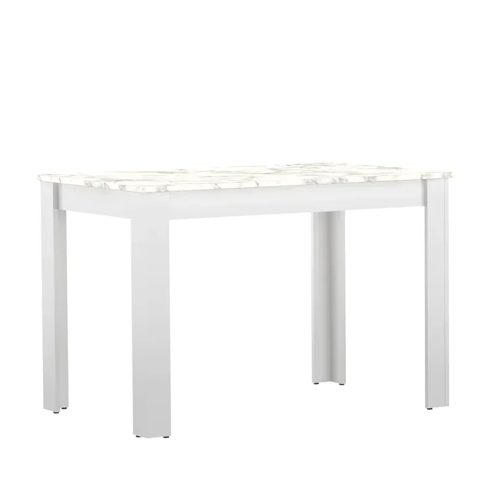 Nice Mesa de Comedor Blanco y Mármol – SYMBIOSIS