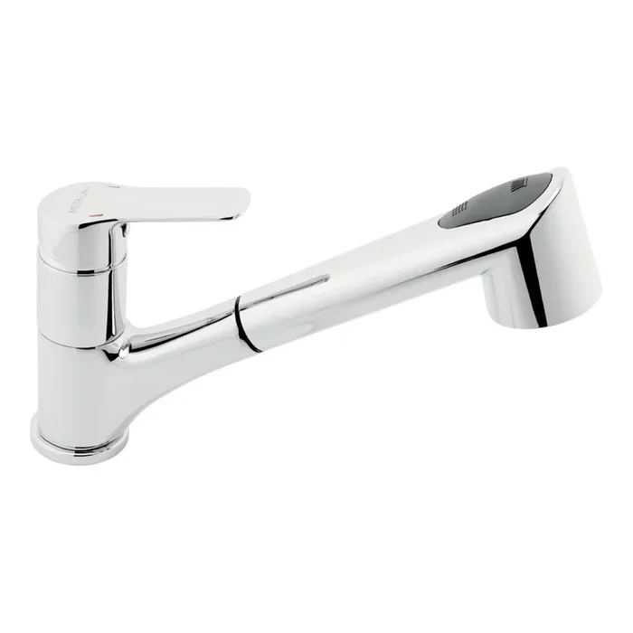Novaservis – Grifo de fregadero con ducha extraíble METALIA cromo brillante