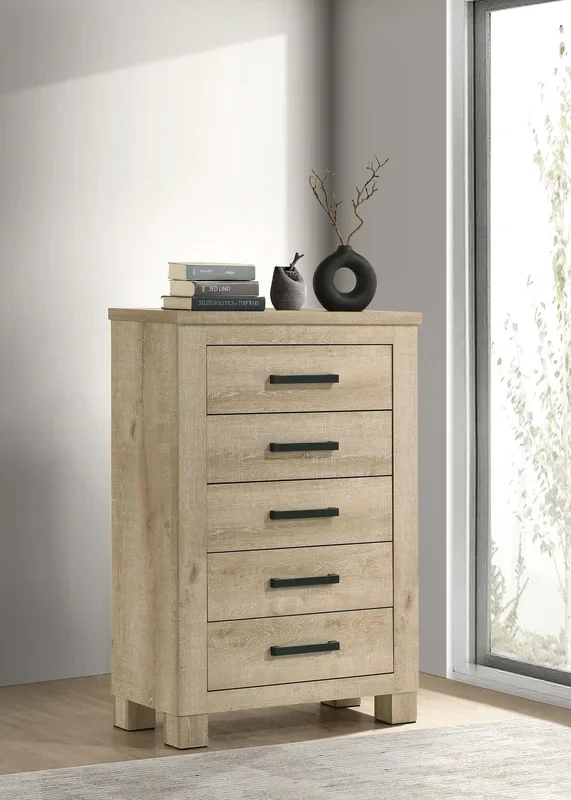 Oakglen Weathered Oak 5-drawer Chest