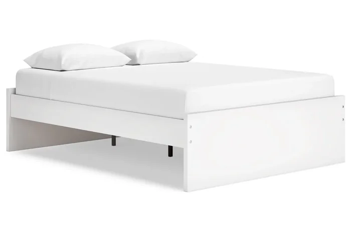 Onita White Queen Platform Base Bed