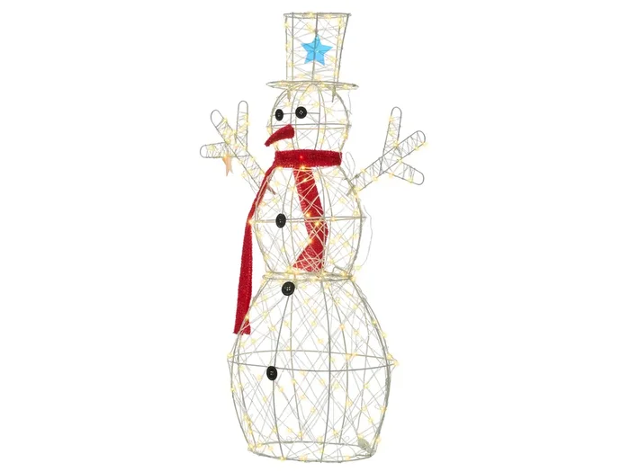 Outdoor Decoration LED VASMAN Snowman 93 cm White