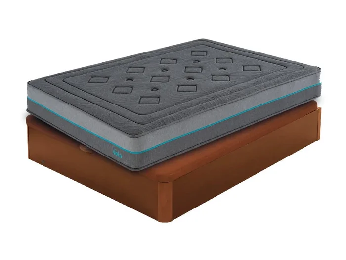 Pack canapé madera 19 y colchón Vela de muelles ensacados 135×190 – Colchones Vela