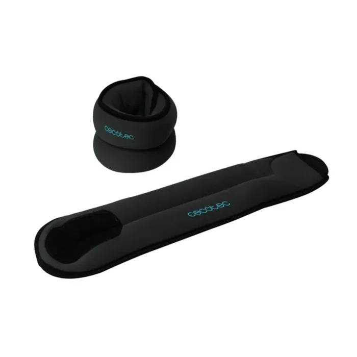 Pack de 2 pesas tobillo y muñeca Cecotec Drumfit AnkleBell 1000 Neo 1kg relleno arena