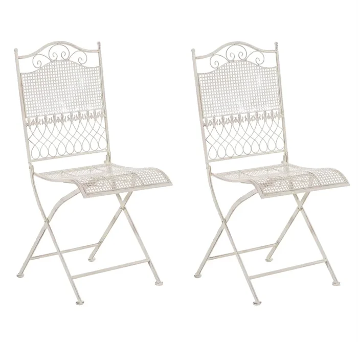 Pack de 2 sillas de terraza Kiran plegables