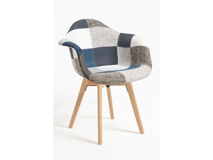 Packs Sillas Comedor – Pack 2 Sillas Belu Patchwork – Azul