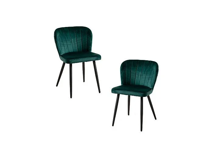 Packs Sillas Comedor – Pack 2 Sillas Luk Terciopelo – Verde
