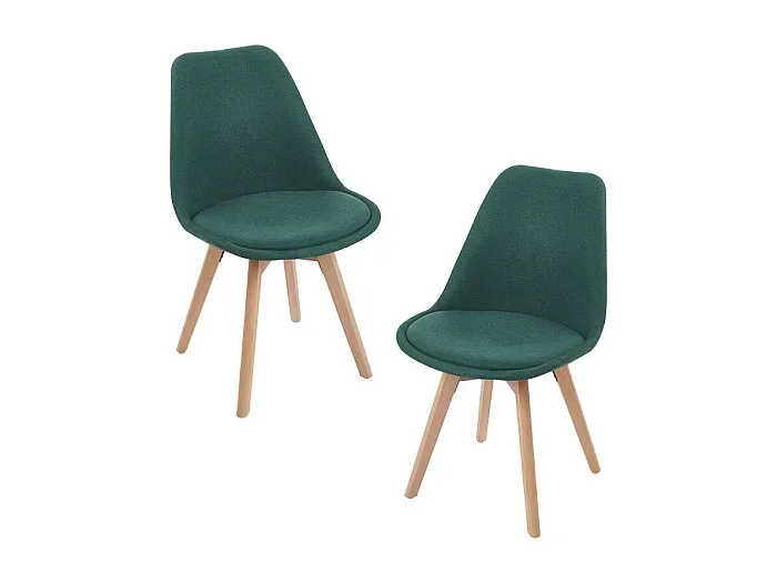 Packs Sillas Comedor – Pack 2 Sillas Synk Tela – Verde
