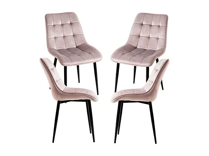 Packs Sillas Comedor – Pack 4 Sillas Cade Terciopelo – Gris