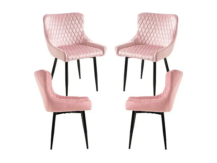 Packs Sillas Comedor – Pack 4 Sillas Sanda Terciopelo – Rosa
